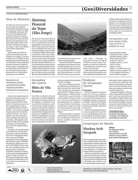 (GEO) Diversidades de 1 de abril de 2014