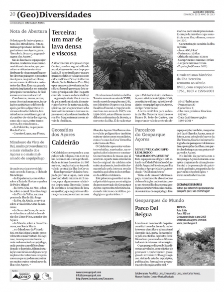 (GEO) Diversidades de 12 de maio de 2013
