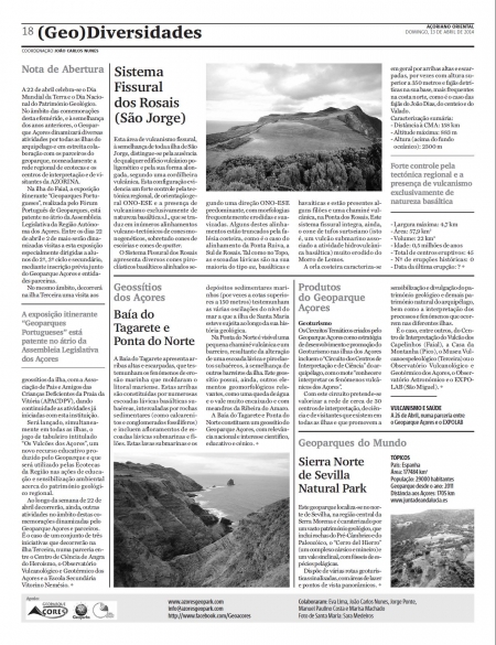 (GEO) Diversidades de 13 de abril de 2014