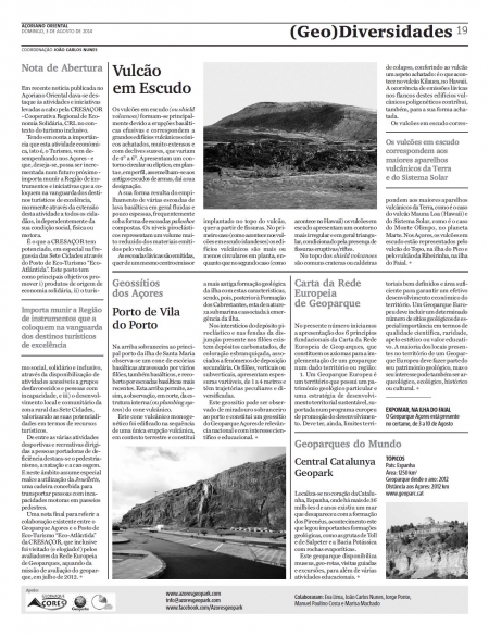 (GEO) Diversidades de 3 de agosto de 2014