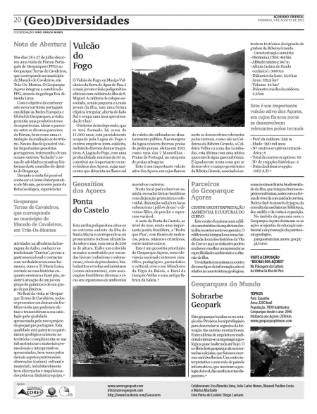 (GEO) Diversidades de 4 de agosto de 2013