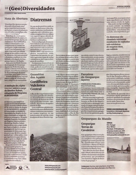 (GEO) Diversidades de 1 de fevereiro de 2015