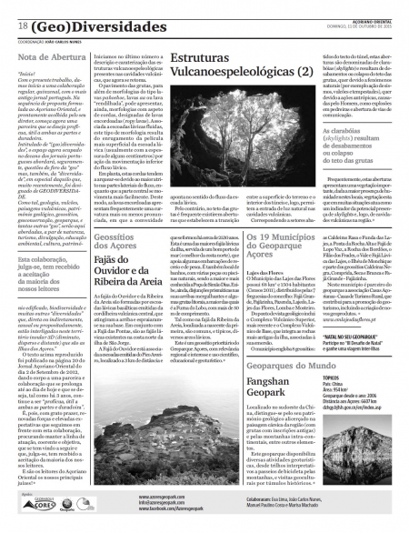 (GEO) Diversidades de 11 de outubro de 2015