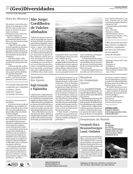 (GEO) Diversidades de 14 de abril de 2013