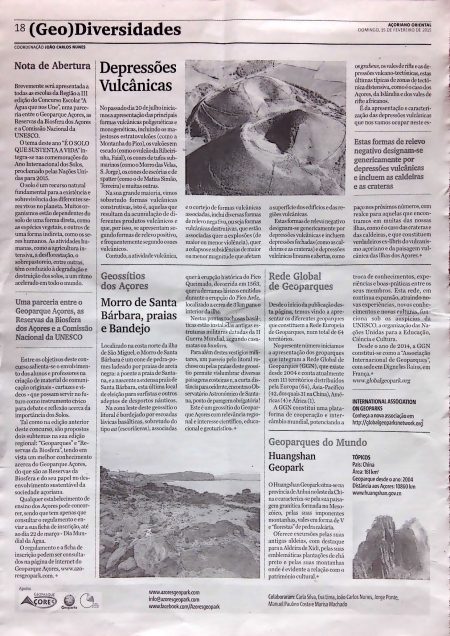 (GEO) Diversidades de 15 de fevereiro de 2015