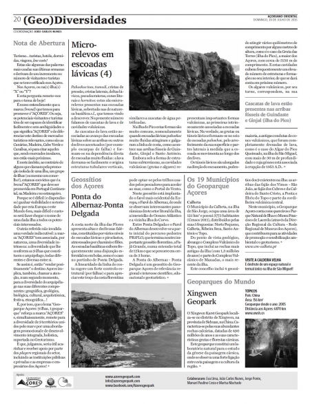 (GEO) Diversidades de 19 de julho de 2015