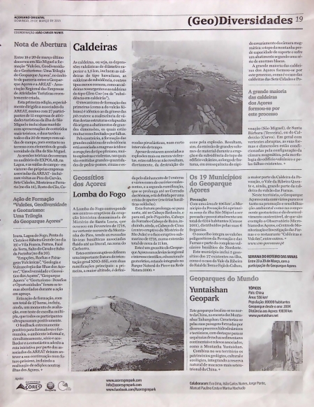 (GEO) Diversidades de 29 de março de 2015