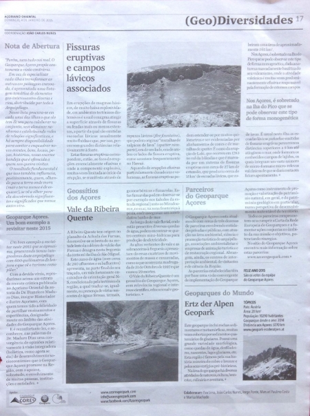 (GEO) Diversidades de 4 de janeiro de 2015