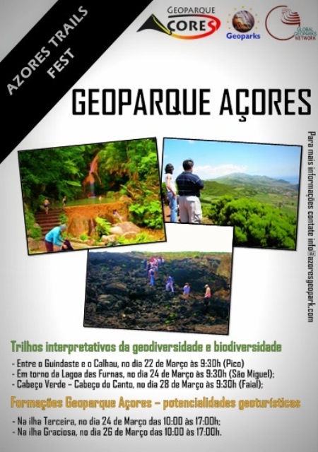 Atividades do Geoparque Açores no Azores Trails Fest