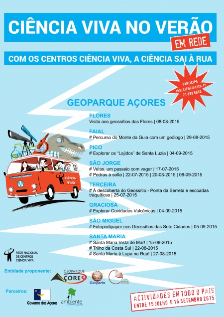 Geoparque Açores – Ciência Viva no Verão
