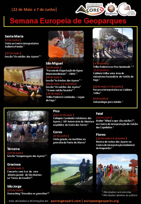 Celebração da Semana Europeia de Geoparques 2015