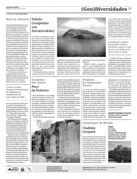 (GEO) Diversidades de 20 de julho de 2014