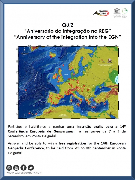 Quiz “Aniversário da integração na REG”