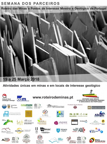 Semana dos Parceiros do Roteiro das Minas e Pontos de Interesse Mineiro e Geológico de Portugal
